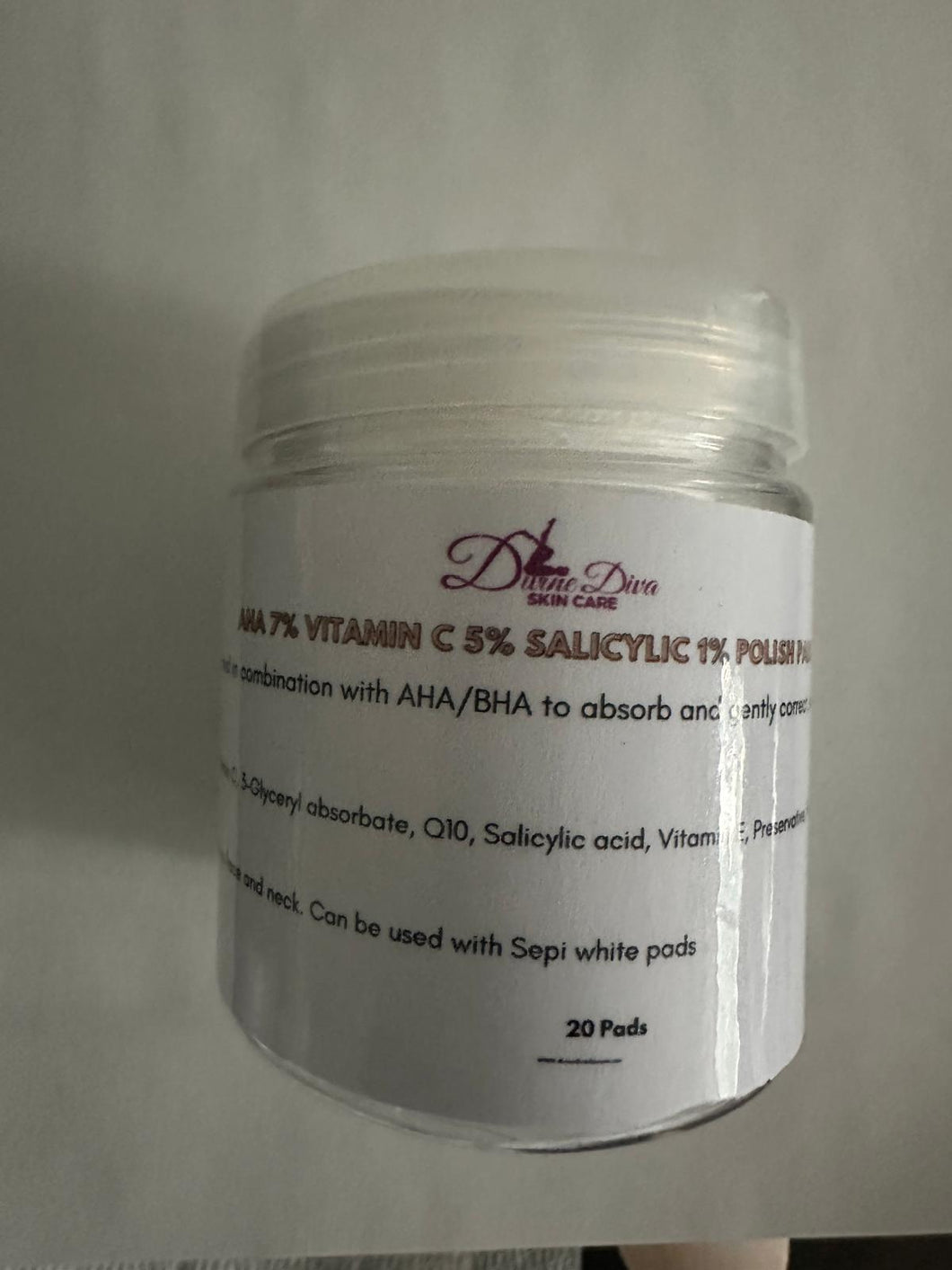 AHA 7% Vitamin C 5% Salicylic Polish Pads