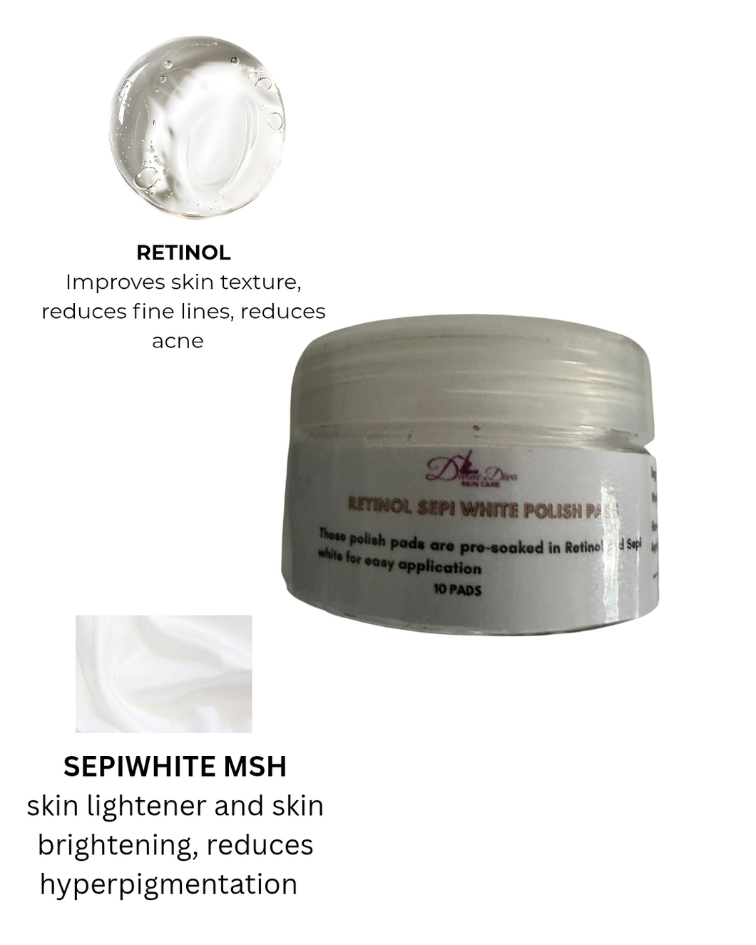 RETINOL SEPI WHITE POLISH PADS